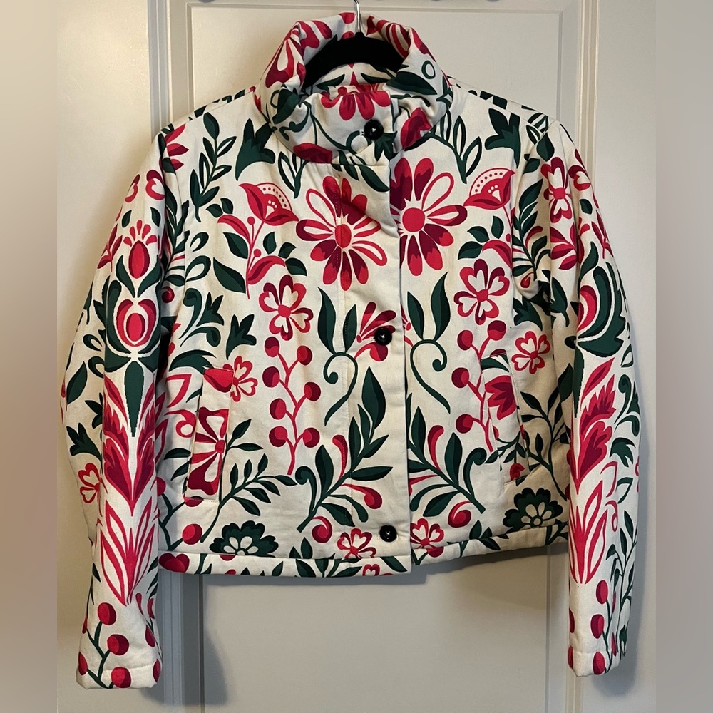 Anthropologie Floral Jacket Size XS - Picture 4 of 9